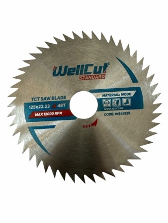 WELLCUT SAGBLAD 125-48 Senterhull 22,23 . TRE