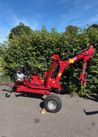FRITTSTÅENDE MINIGRAVER TIL Å DRA ETTER ATV/BIL/TRAKTOR