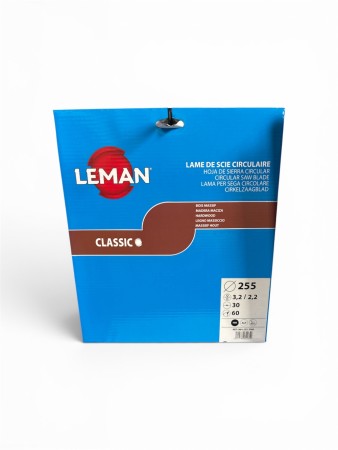 LEMAN SAGBLAD 255-24, senterhull 30 Hardt tre