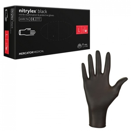 SORTE ENGANGSHANSKER STR. M