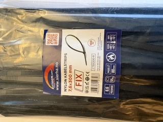 Nylon halogenfri kabelstrips 7,6x300mm- 100stk