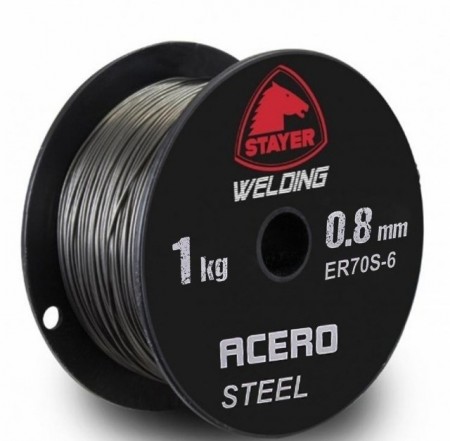 Sveisetråd stål 1kg. 0,8mm.