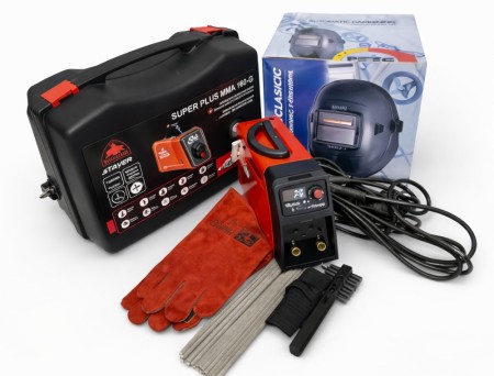 STAYER LITEN SVEISEPAKKE ELEKTRODE 120 m/ HANSKER, MASKE OG PINNER