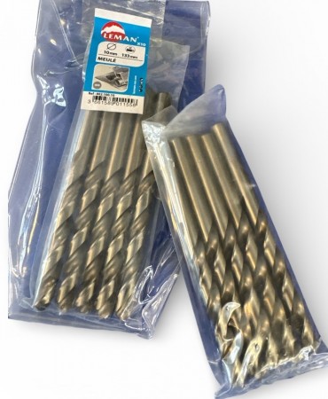LEMAN METALLBOR 10MM 10 STK