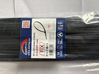 Nylon halogenfri kabelstrips 4,6x500mm- 100stk